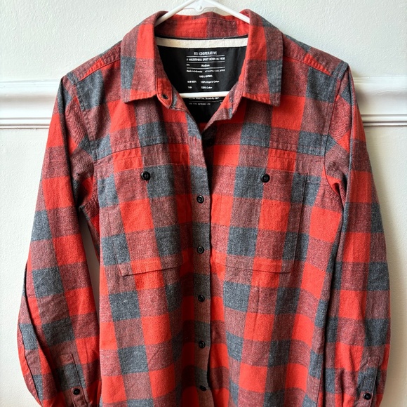 REI Tops - Red Buffalo Check REI Flannel